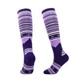 Knee High Merino Wool Hiking Ski Socks | Bold Stripes